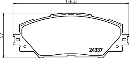 накладки HELLA PAGID 8DB 355 006-871