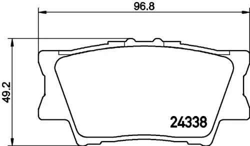 накладки HELLA PAGID 8DB 355 006-881