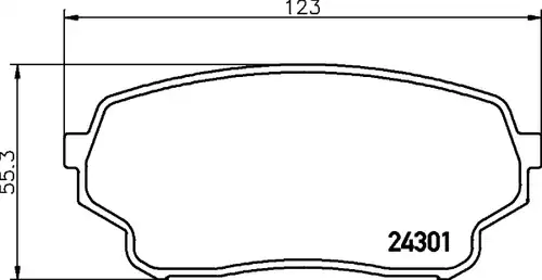 накладки HELLA PAGID 8DB 355 006-941