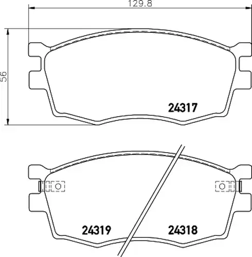 накладки HELLA PAGID 8DB 355 006-951