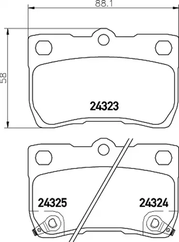 накладки HELLA PAGID 8DB 355 006-971