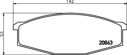 накладки HELLA PAGID 8DB 355 007-291