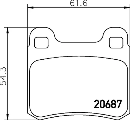 накладки HELLA PAGID 8DB 355 007-321