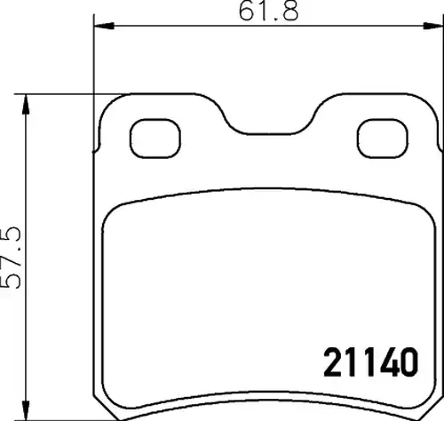 накладки HELLA PAGID 8DB 355 007-451