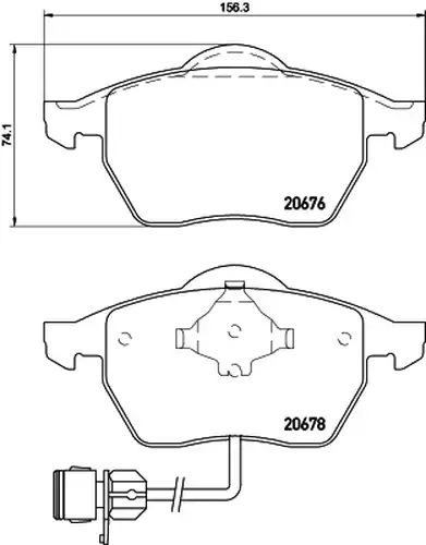 накладки HELLA PAGID 8DB 355 007-461