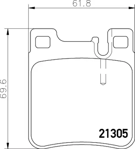 накладки HELLA PAGID 8DB 355 007-581