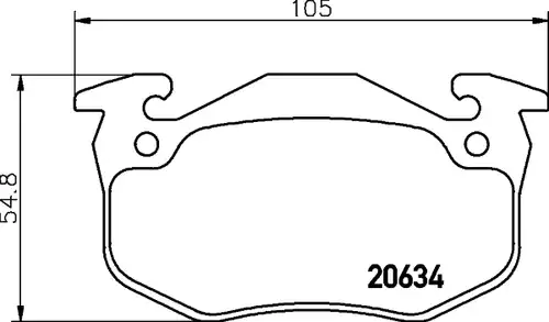 накладки HELLA PAGID 8DB 355 007-661