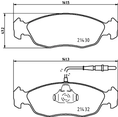 накладки HELLA PAGID 8DB 355 007-711