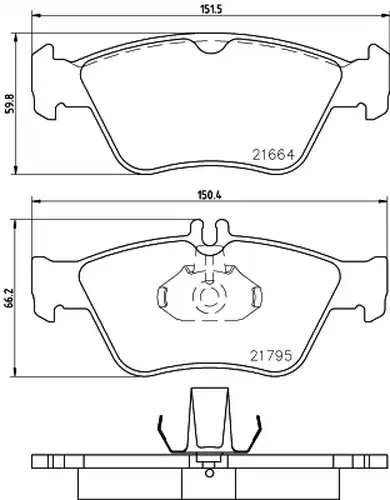 накладки HELLA PAGID 8DB 355 007-831