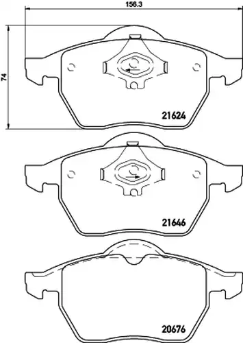 накладки HELLA PAGID 8DB 355 007-881