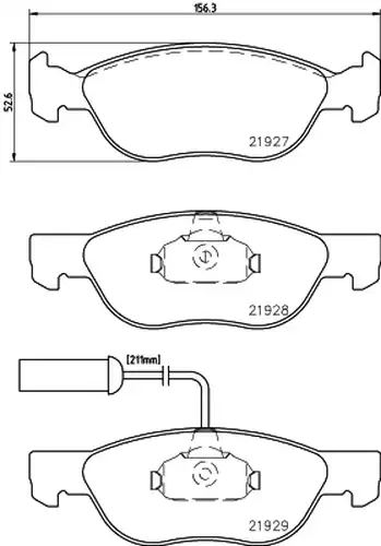 накладки HELLA PAGID 8DB 355 007-901