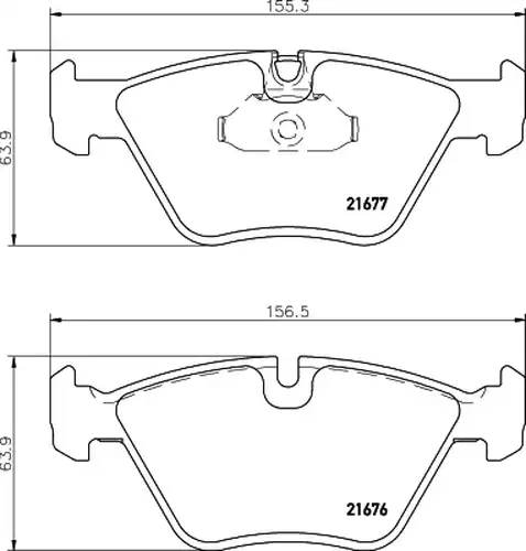 накладки HELLA PAGID 8DB 355 007-961