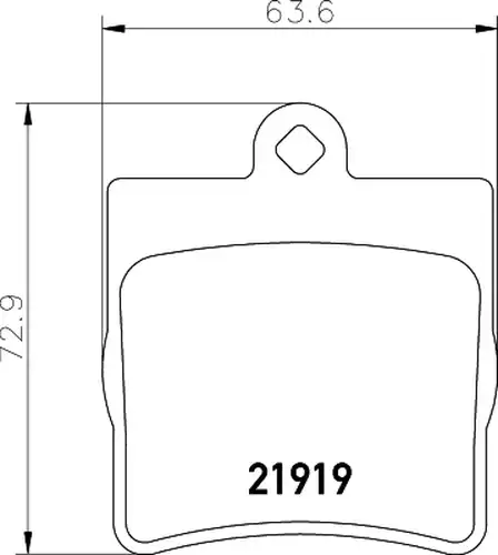 накладки HELLA PAGID 8DB 355 008-461