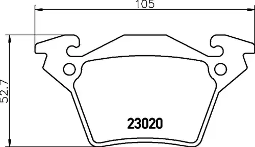 накладки HELLA PAGID 8DB 355 008-641