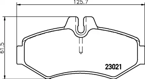 накладки HELLA PAGID 8DB 355 008-651