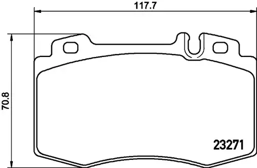 накладки HELLA PAGID 8DB 355 008-691