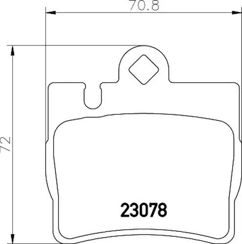 накладки HELLA PAGID 8DB 355 008-711