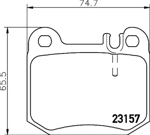 накладки HELLA PAGID 8DB 355 008-831