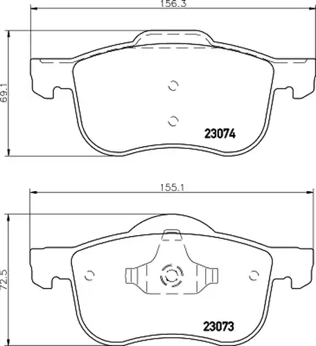 накладки HELLA PAGID 8DB 355 008-851