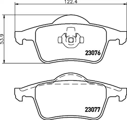 накладки HELLA PAGID 8DB 355 008-871