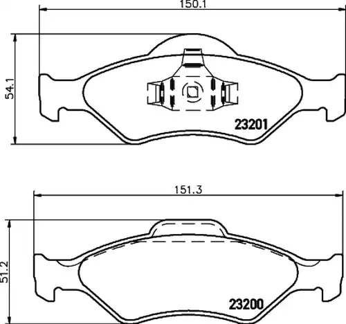 накладки HELLA PAGID 8DB 355 008-891