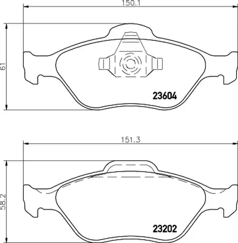 накладки HELLA PAGID 8DB 355 008-901