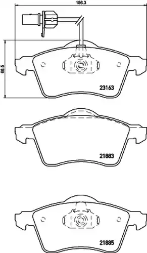 накладки HELLA PAGID 8DB 355 008-931