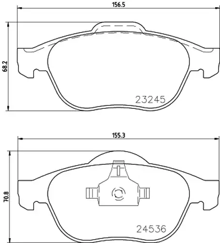 накладки HELLA PAGID 8DB 355 009-101