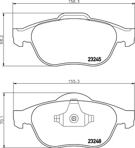 накладки HELLA PAGID 8DB 355 009-111