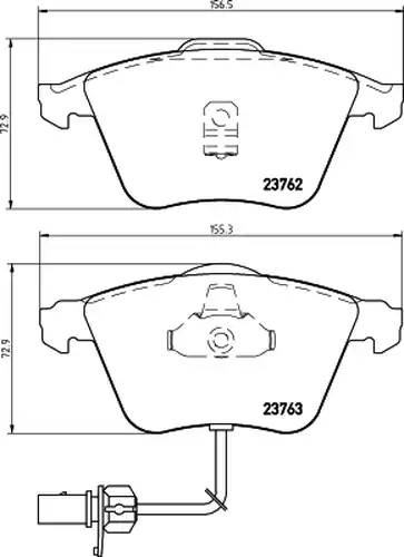 накладки HELLA PAGID 8DB 355 009-141