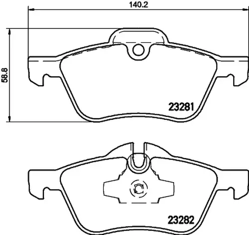 накладки HELLA PAGID 8DB 355 009-171