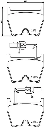 накладки HELLA PAGID 8DB 355 009-191