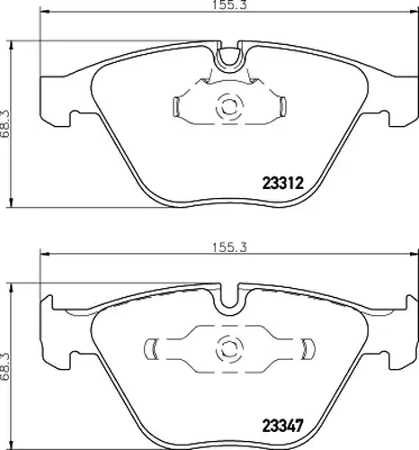 накладки HELLA PAGID 8DB 355 009-271