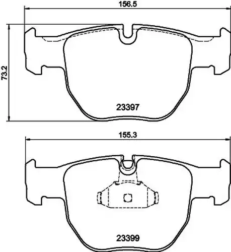 накладки HELLA PAGID 8DB 355 009-301