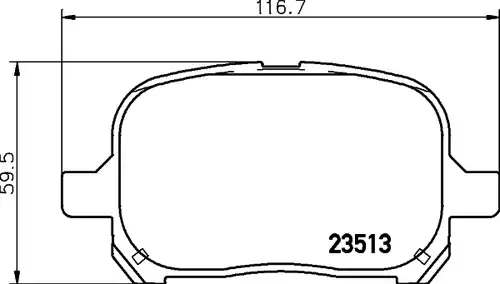 накладки HELLA PAGID 8DB 355 009-351