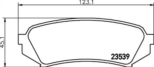 накладки HELLA PAGID 8DB 355 009-391