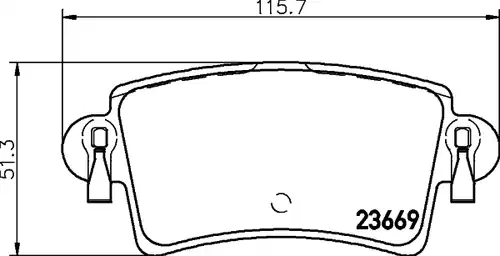 накладки HELLA PAGID 8DB 355 009-421