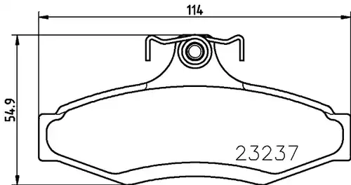 накладки HELLA PAGID 8DB 355 009-491