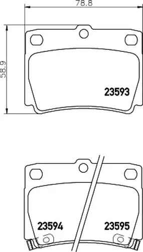 накладки HELLA PAGID 8DB 355 009-501