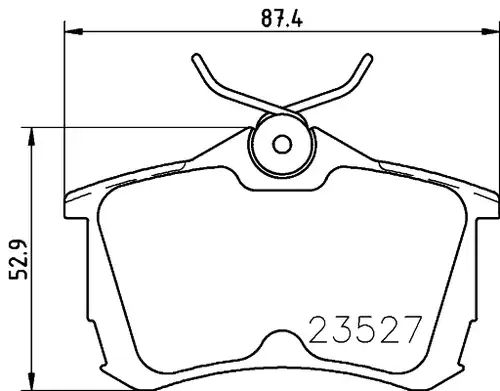 накладки HELLA PAGID 8DB 355 009-511