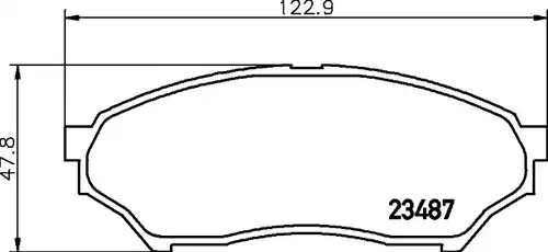 накладки HELLA PAGID 8DB 355 009-521