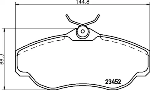 накладки HELLA PAGID 8DB 355 009-531