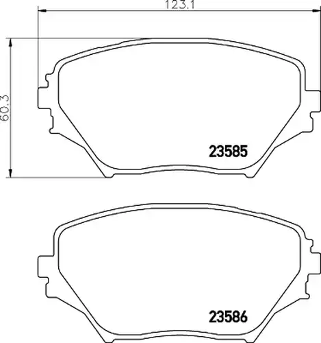 накладки HELLA PAGID 8DB 355 009-741