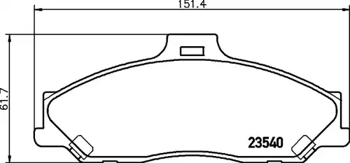 накладки HELLA PAGID 8DB 355 009-751