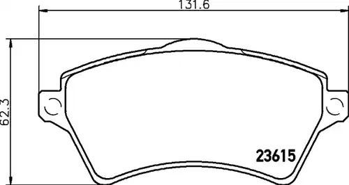 накладки HELLA PAGID 8DB 355 009-761