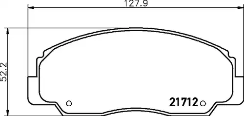 накладки HELLA PAGID 8DB 355 009-781