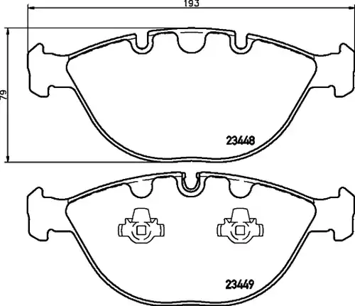 накладки HELLA PAGID 8DB 355 009-921