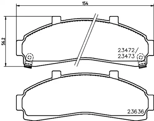 накладки HELLA PAGID 8DB 355 009-941