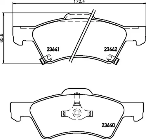 накладки HELLA PAGID 8DB 355 010-061