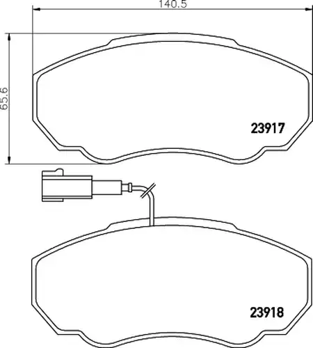 накладки HELLA PAGID 8DB 355 010-391